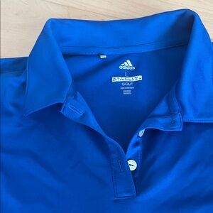 Adidas Girl’s Gilf Vibrant Blue Polo Shirt (L)